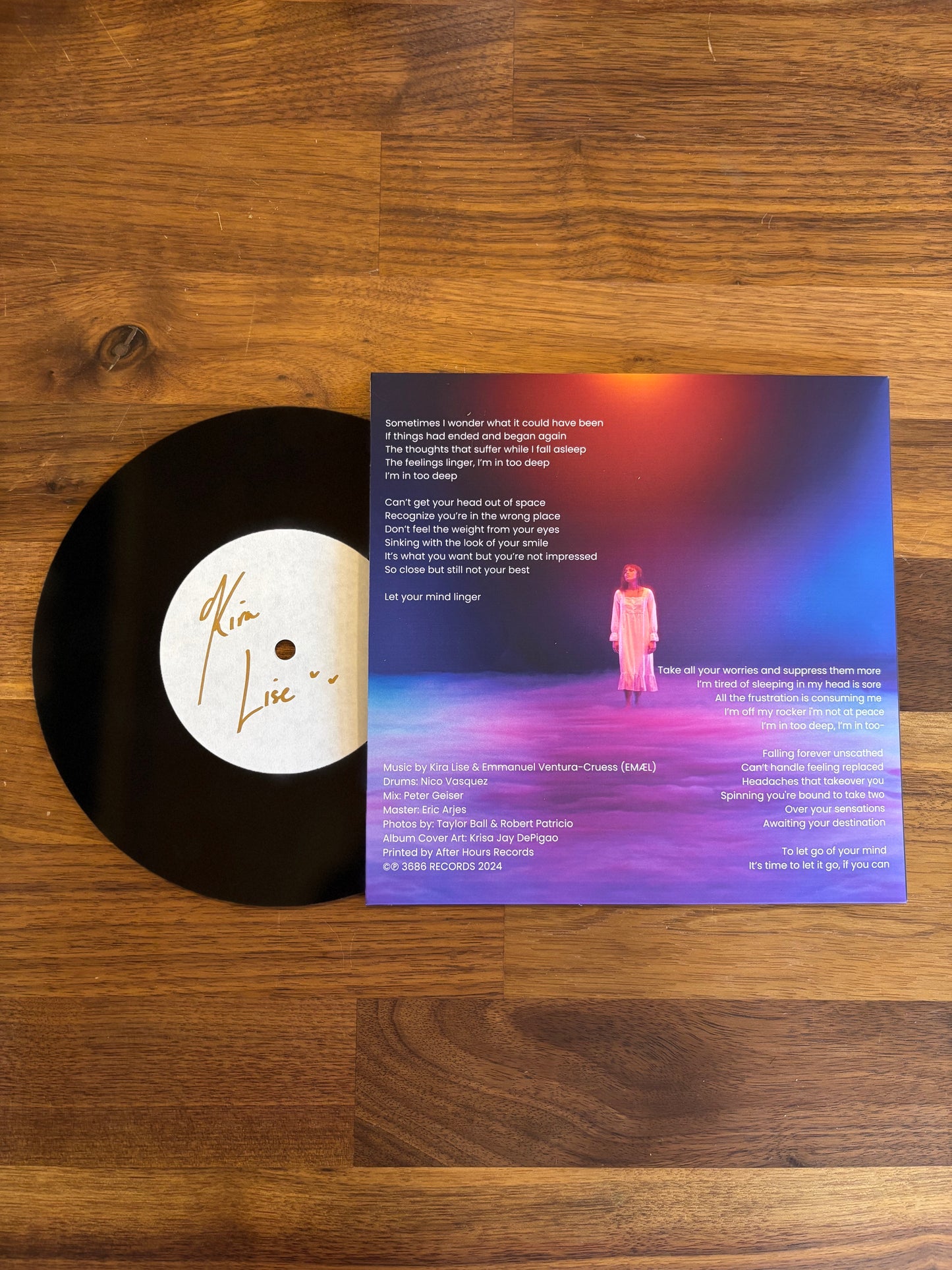 Kira Lise "Linger" Limited Edition Lathe Cut